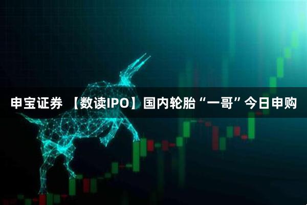 申宝证券 【数读IPO】国内轮胎“一哥”今日申购